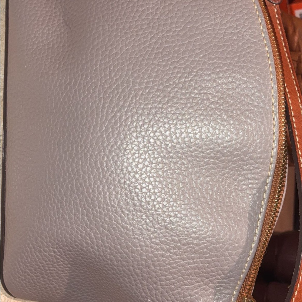 Dooney & Bourke Gray Leather Bag